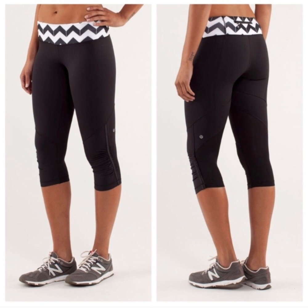 Lululemon 🍋 Run for your life Crop - Size 6